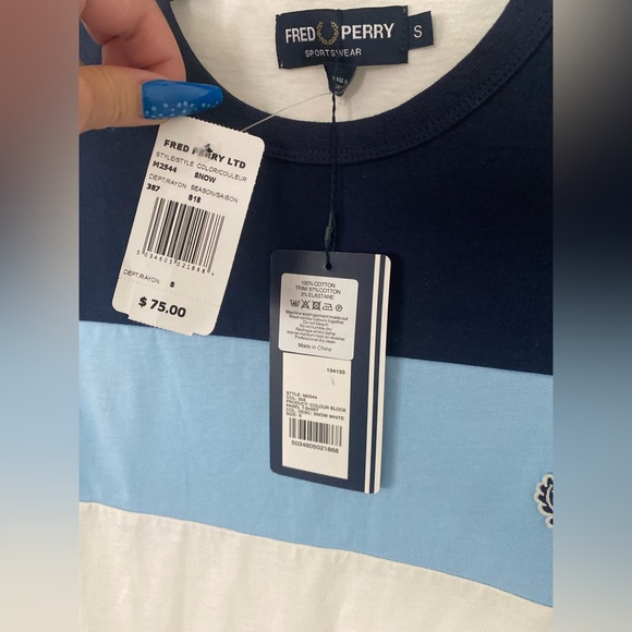 Men’s Fred Perry Colorblock T-Shirt - Casual Streetwear - Picture 6 of 16